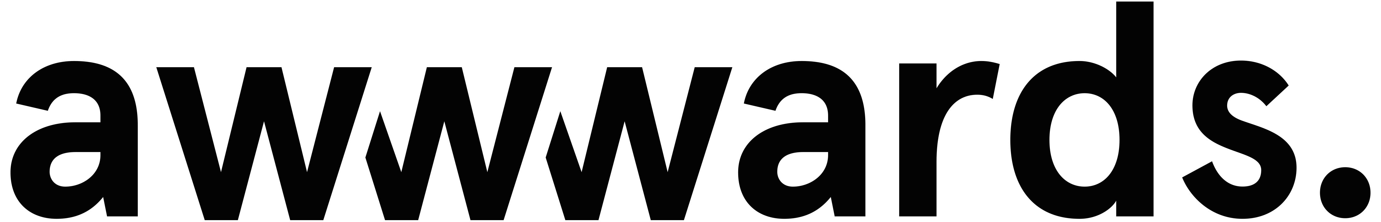Logo der Awardplattform awwwards