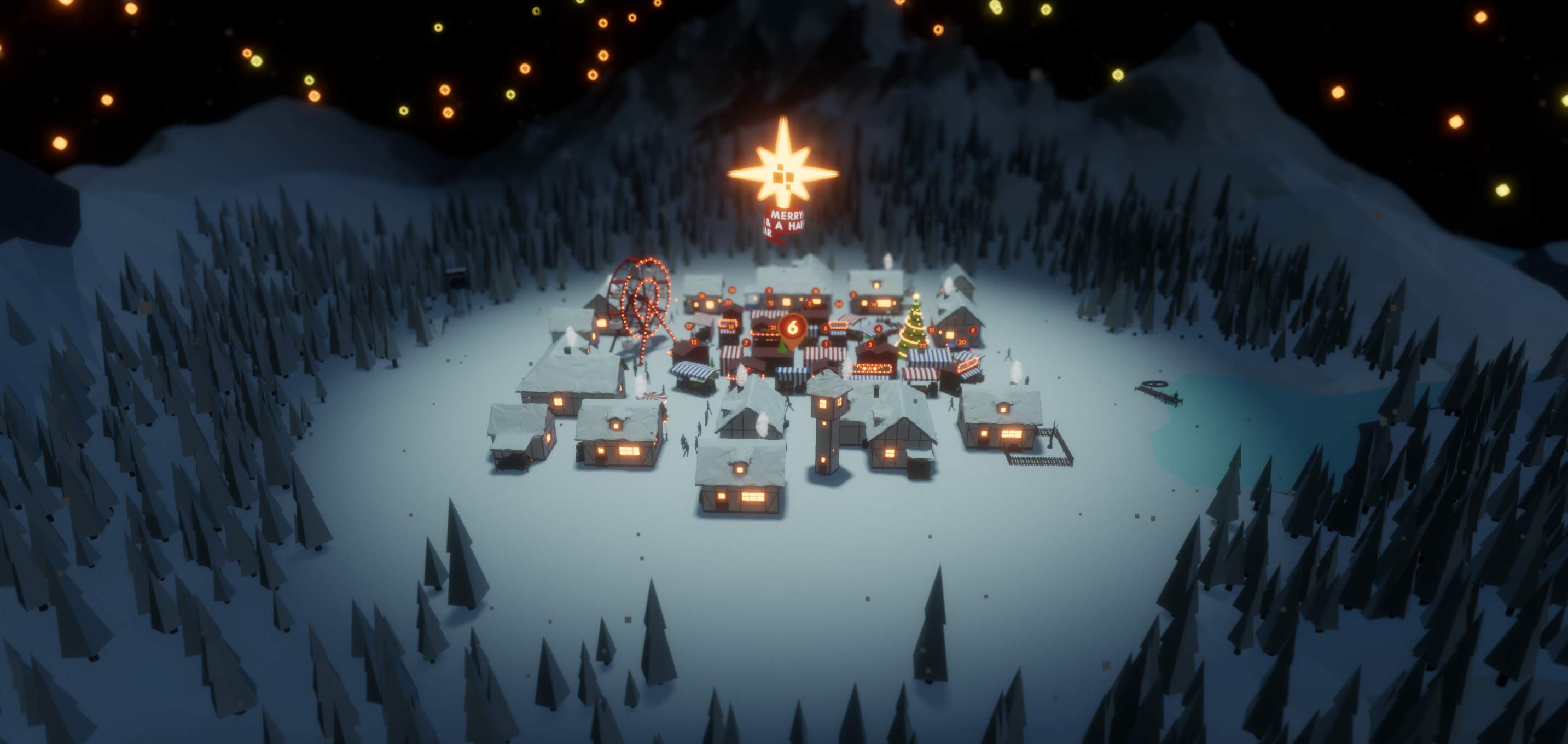 Interaktive TYPO3 Weihnachtskampagne mit animierter 3D-Winterwelt